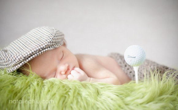 A future golf star in the making