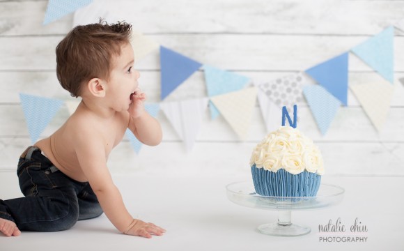 Such a Handsome Little Birthday Boy – Cake Smash, North York, Toronto